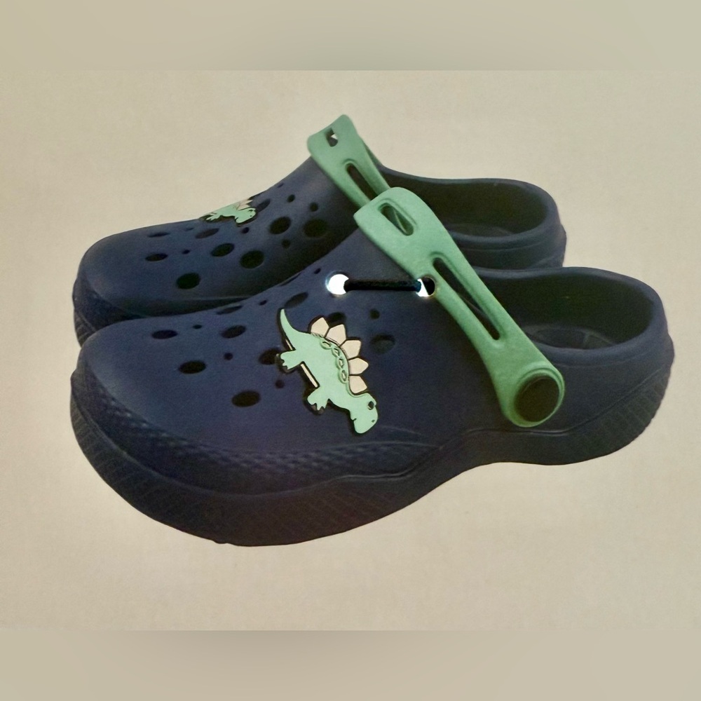 Lily & Dan Blue Clogs Kid’s 13/1 Children’s Crocs-Like Shoes NEW Boy’s Childrens